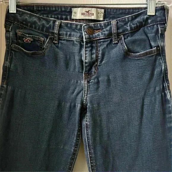 Hollister Women's Skinny Jeans Size 29 Blue Denim Mid Rise Stretch - Picture 9 of 14